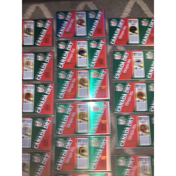 Lot of 26 NFL 1976 Canada Dry Ginger Ale NFL Unused Cans HTF - Picture 11 of 15